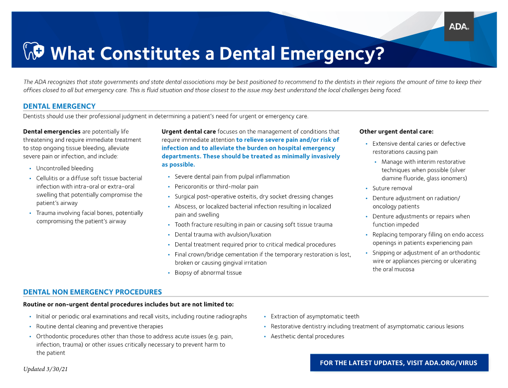 Dental Emergency?