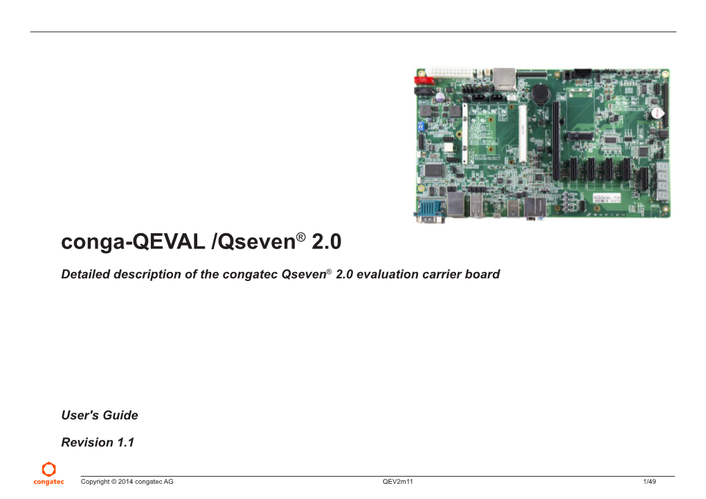 Conga-QEVAL /Qseven 2.0 User's Guide