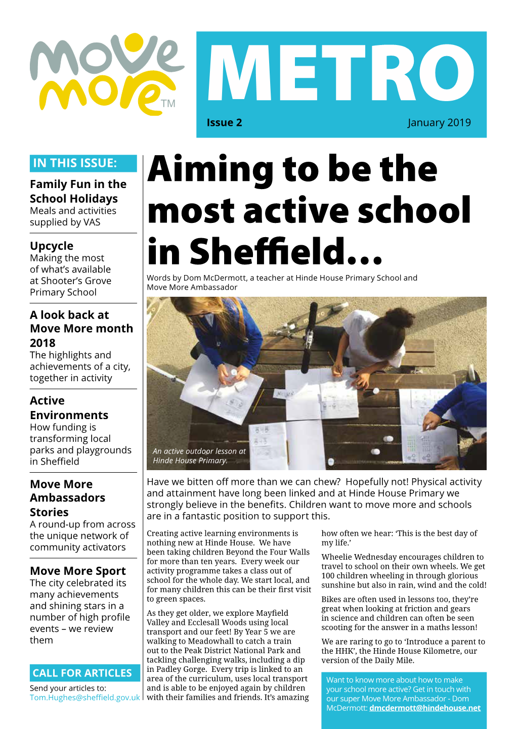 Aiming to Be the Most Active School in Sheffield…