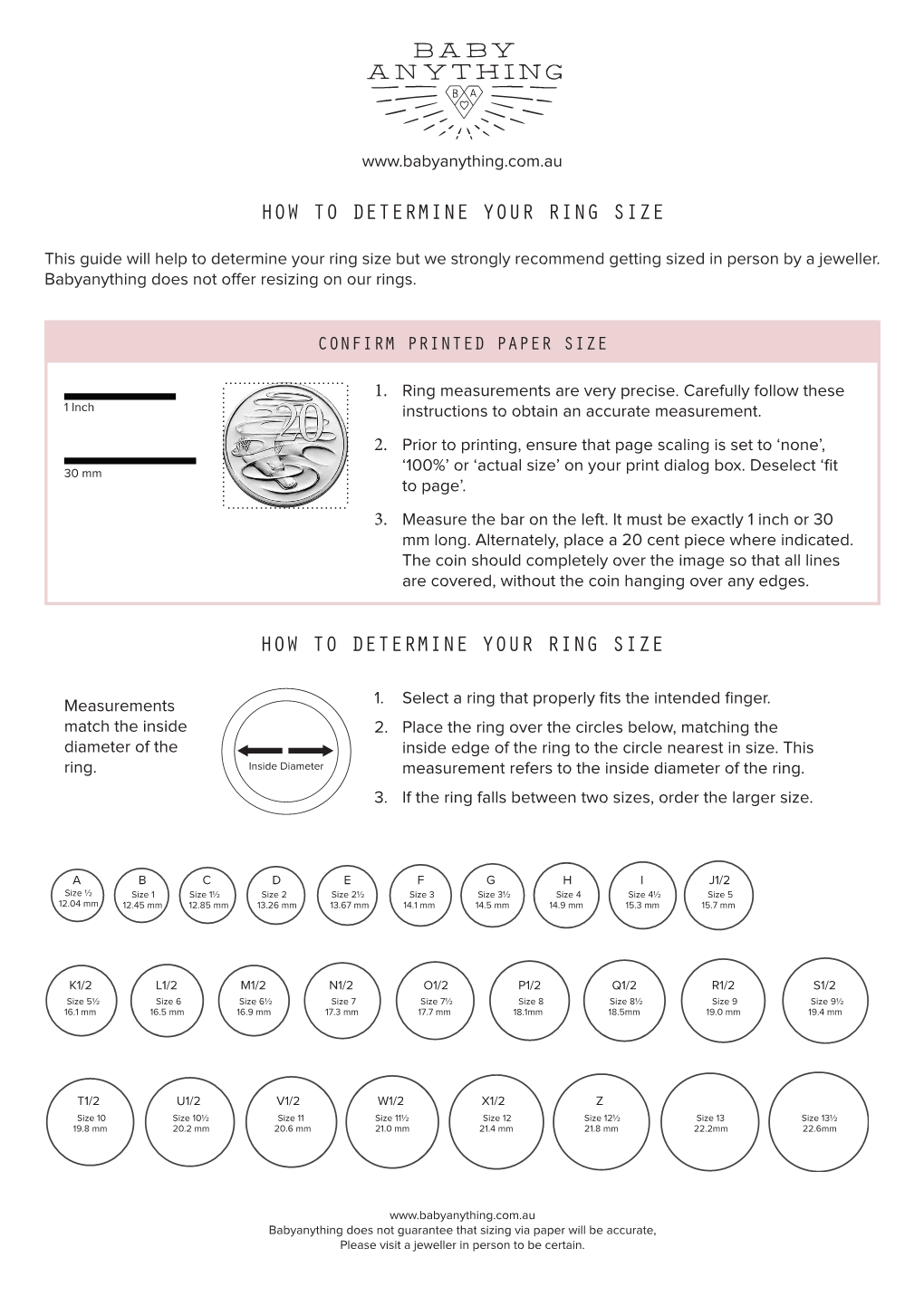 How to Determine Your Ring Size How to Determine Your Ring Size