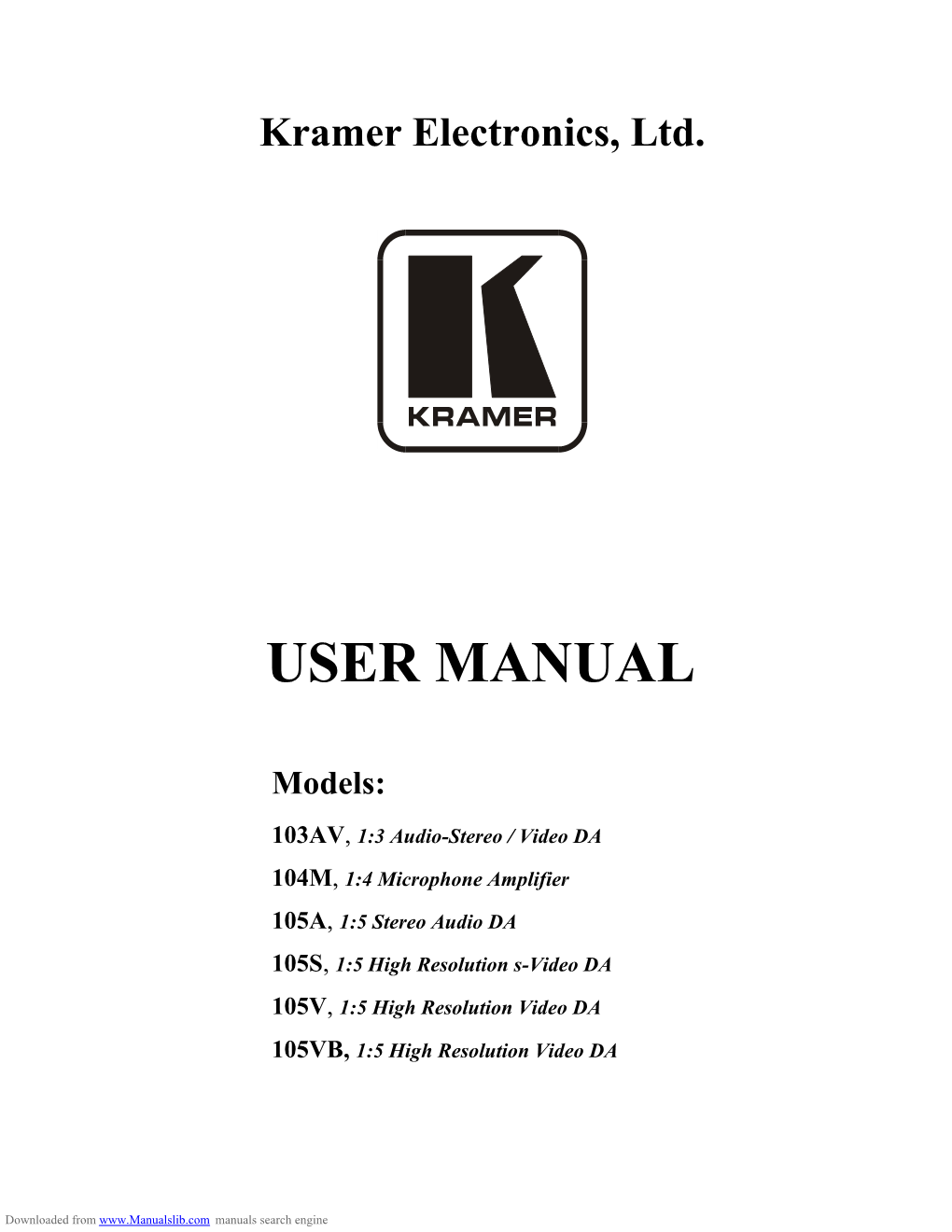 Manualslib.Com Manuals Search Engine Contents