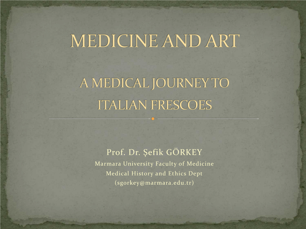 A Medical Journey to Italian Frescoes Antalya 2019