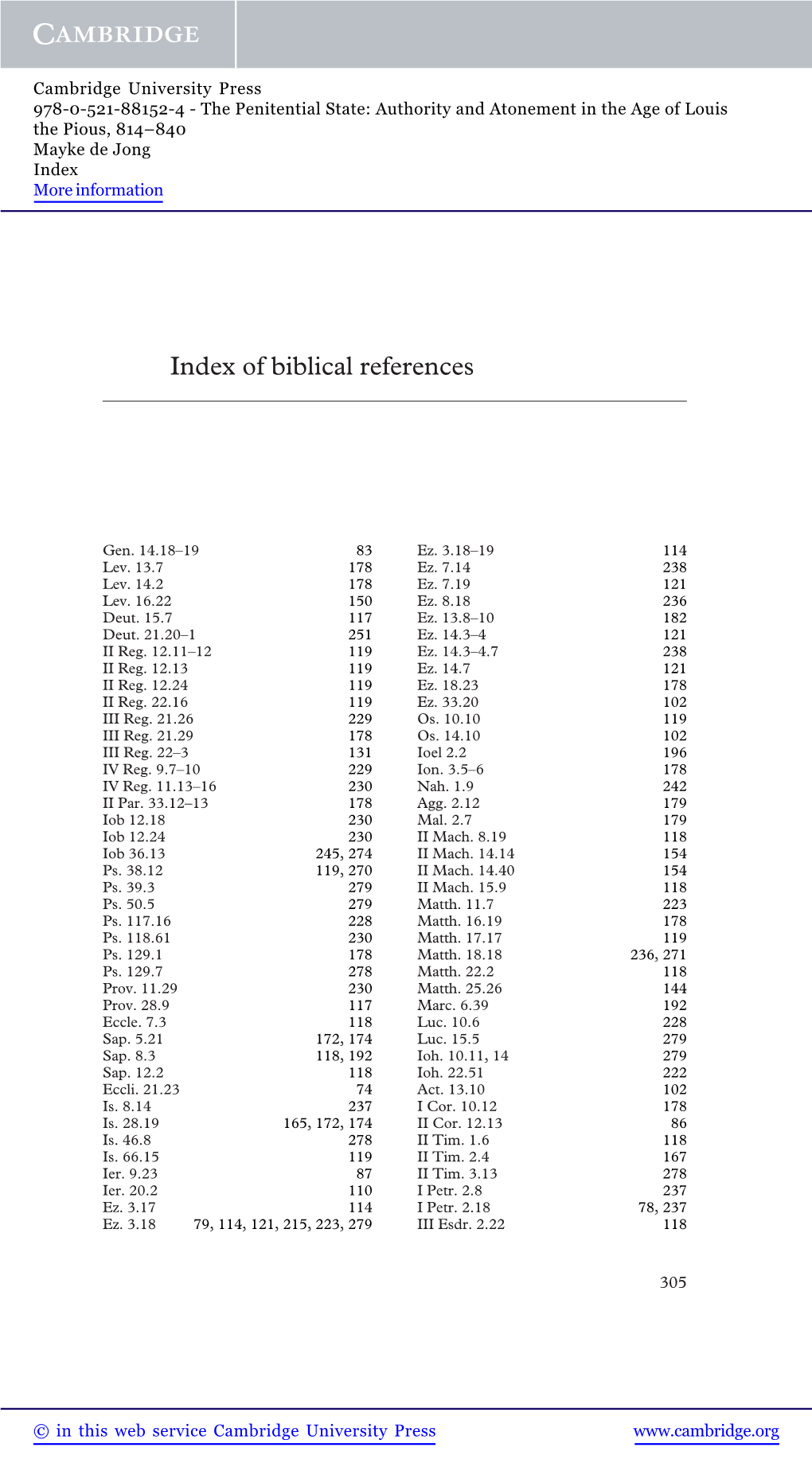 Index of Biblical References