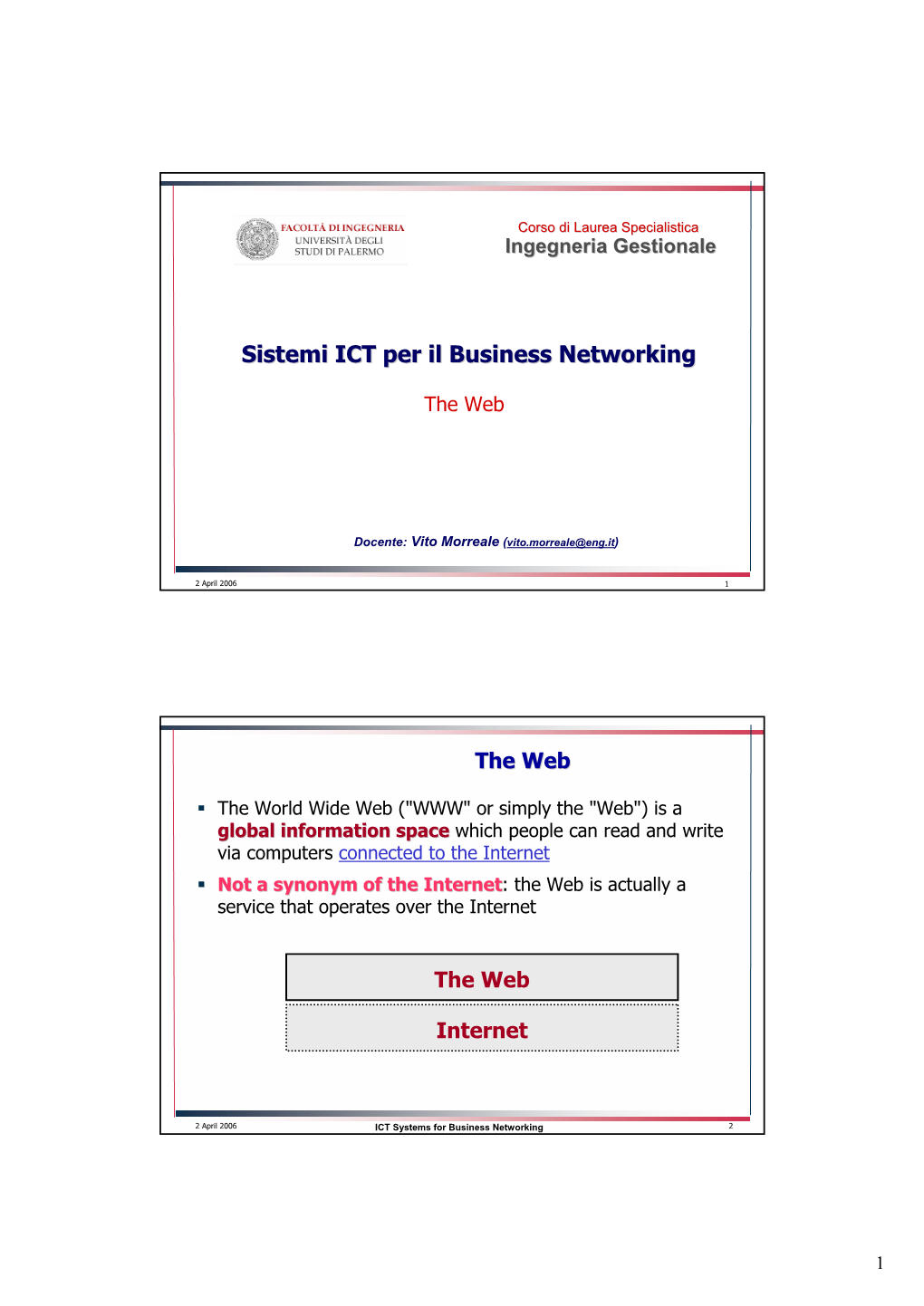 Sistemi ICT Per Il Business Networking