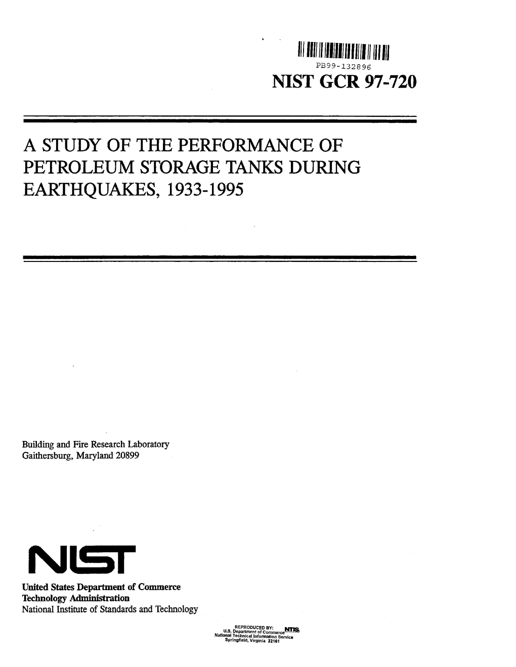 Nist Gcr 97-720 a Study of the Performance of Petroleum