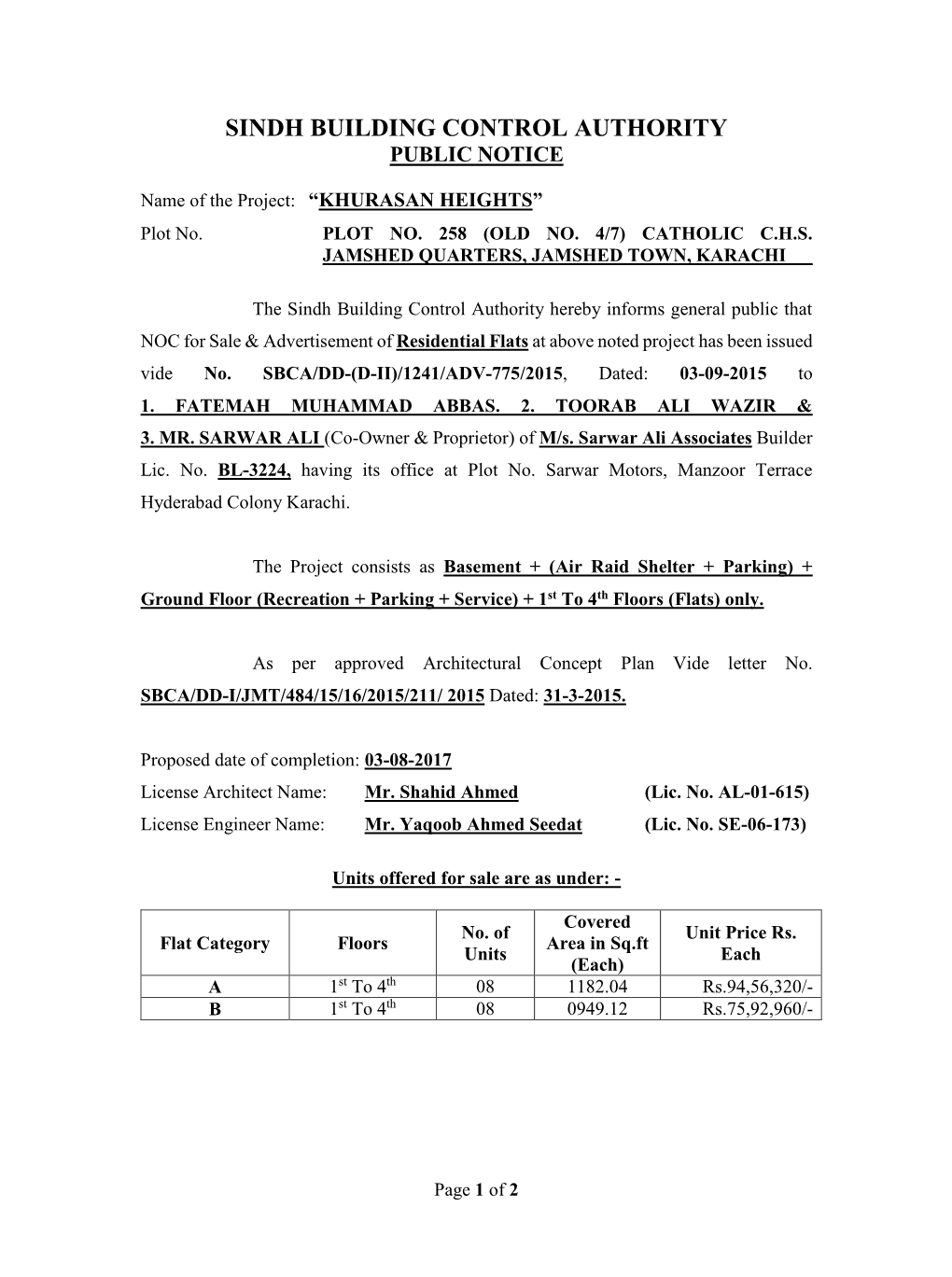 123) Khurasan Heights.Pdf -.::SBCA