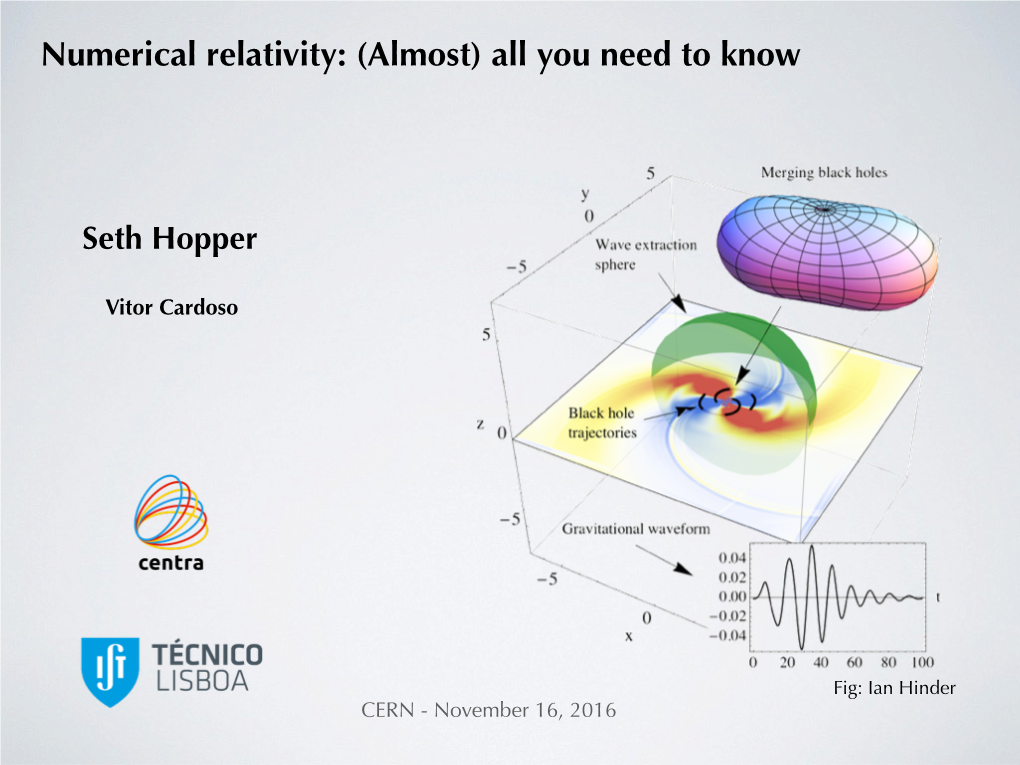 Numerical Relativity: (Almost) All You Need to Know