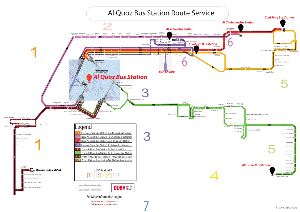 Al Quoz Bus Station Route Service Gold Souq Bus Station Al Ghubaiba Bus Station