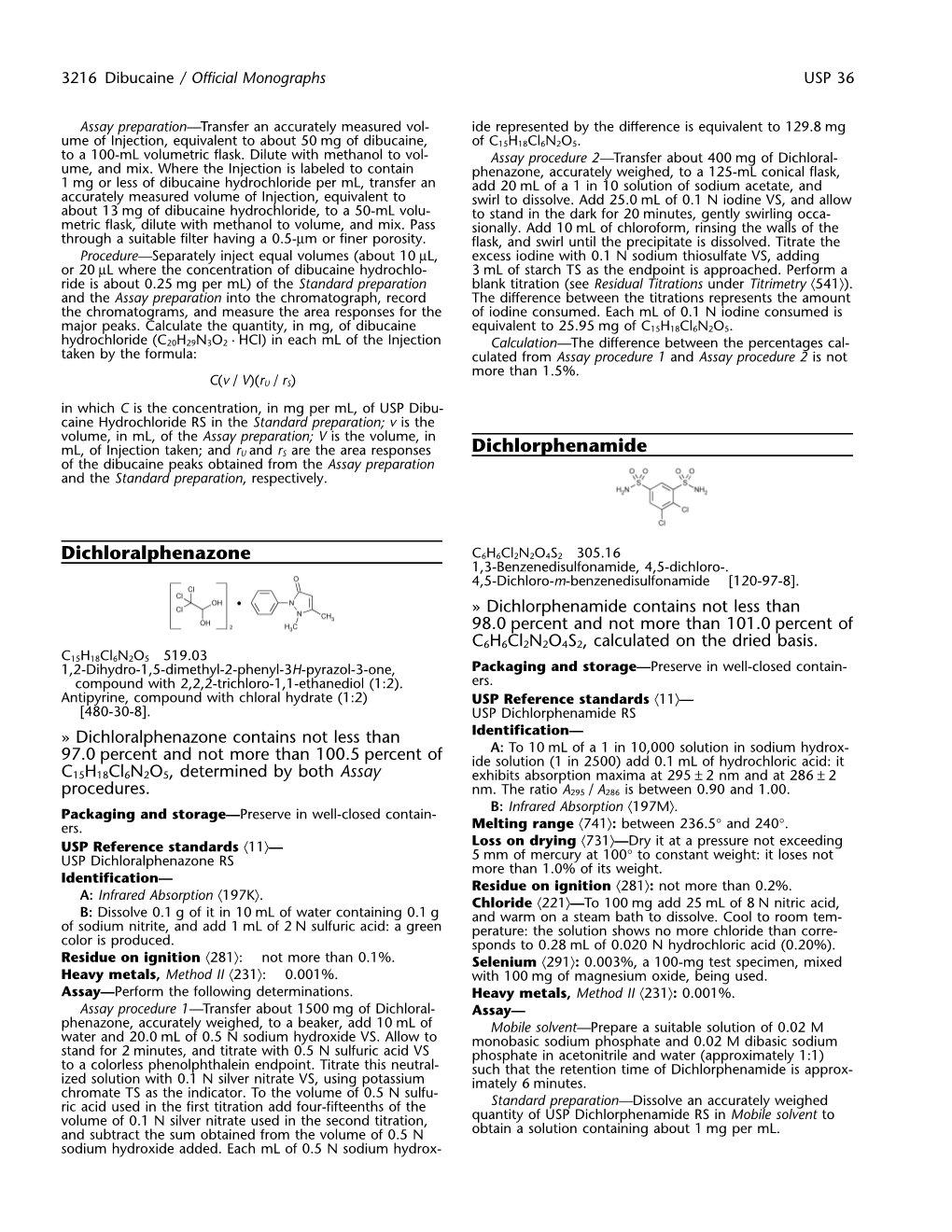 Dichlorphenamide Dichloralphenazone