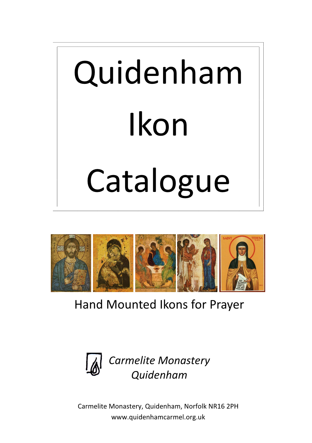 Quidenham Ikon Catalogue
