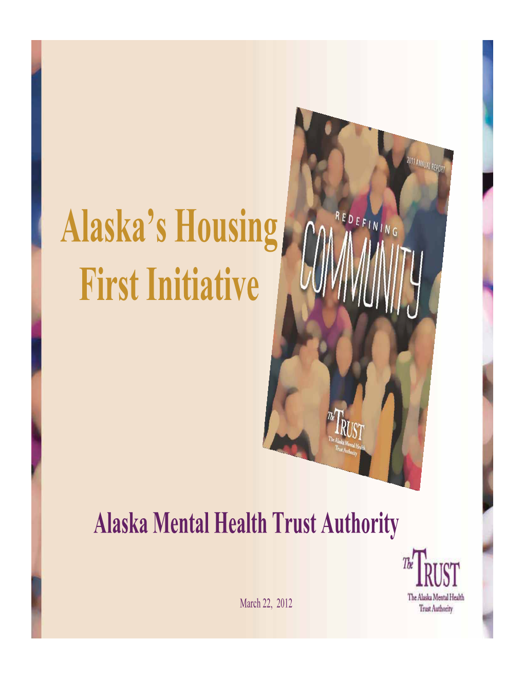 Alaska's Housing First Initiative