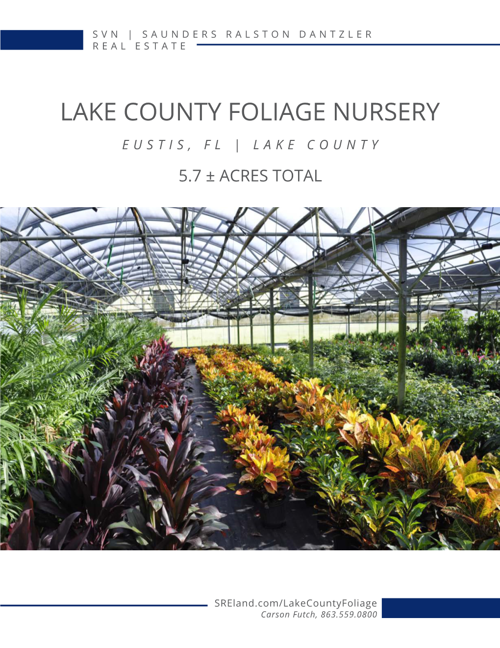 Lake County Foliage Nursery Eustis, Fl | Lake County