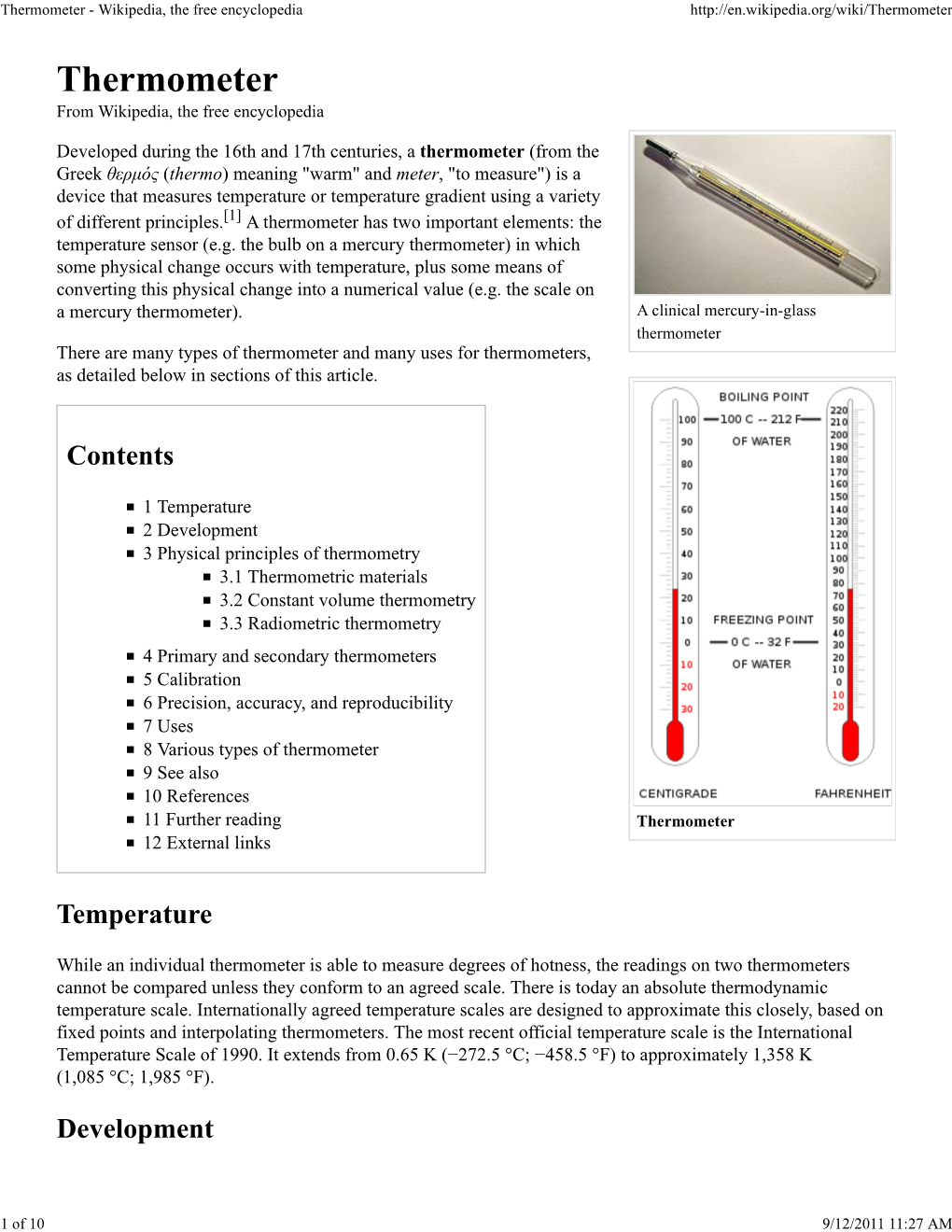 Thermometer - Wikipedia, the Free Encyclopedia