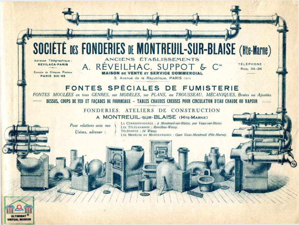 Fonderies De Montreuil Sur Blaise, A. Réveilhac