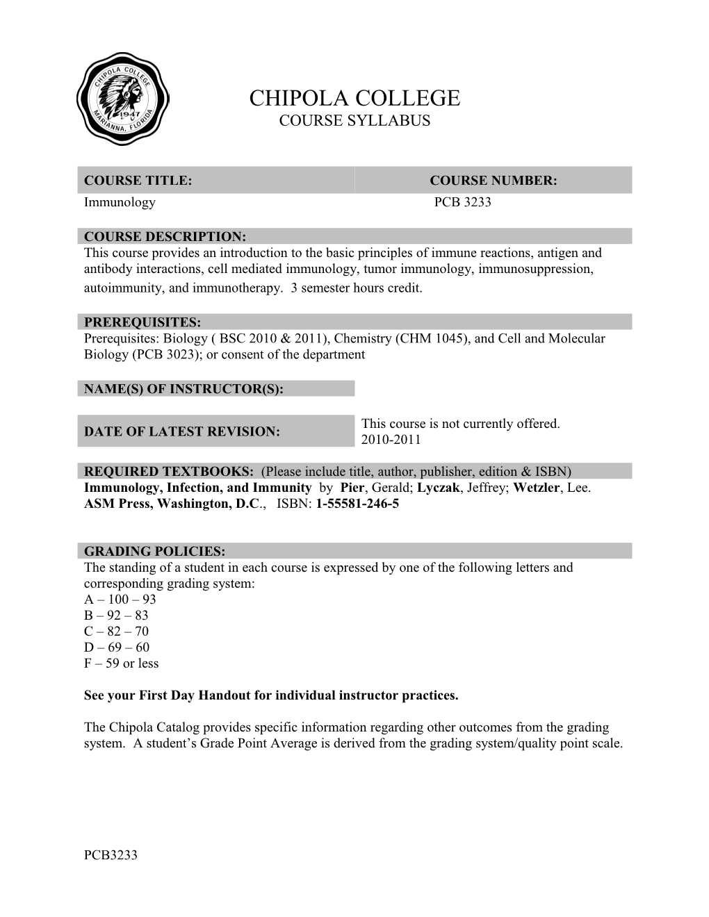 Linking Course-Level Outcomes with Discipline-Specific Competencies and Assessment Methods s5