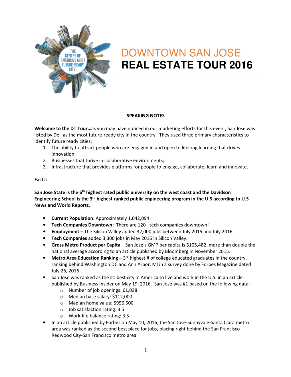 Downtown San Jose Real Estate Tour 2016