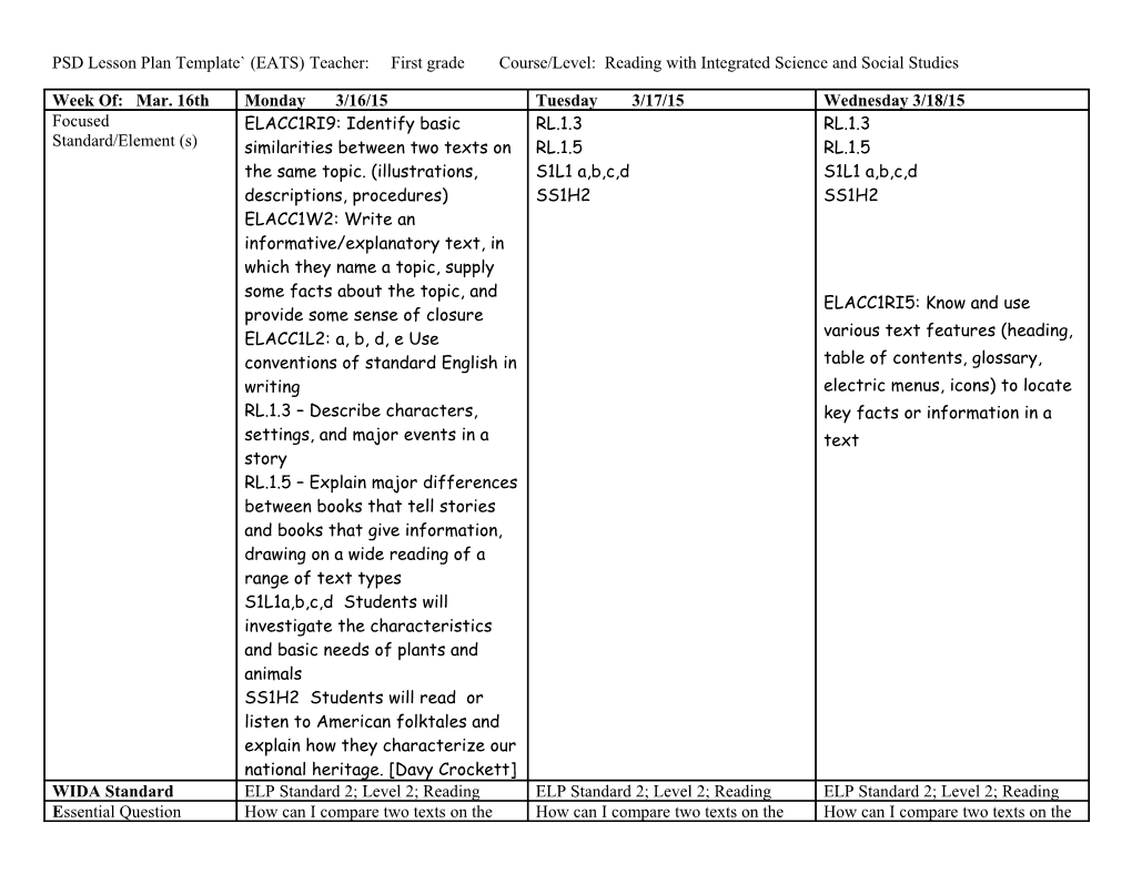 PSD Lesson Plan Template (EATS) s2