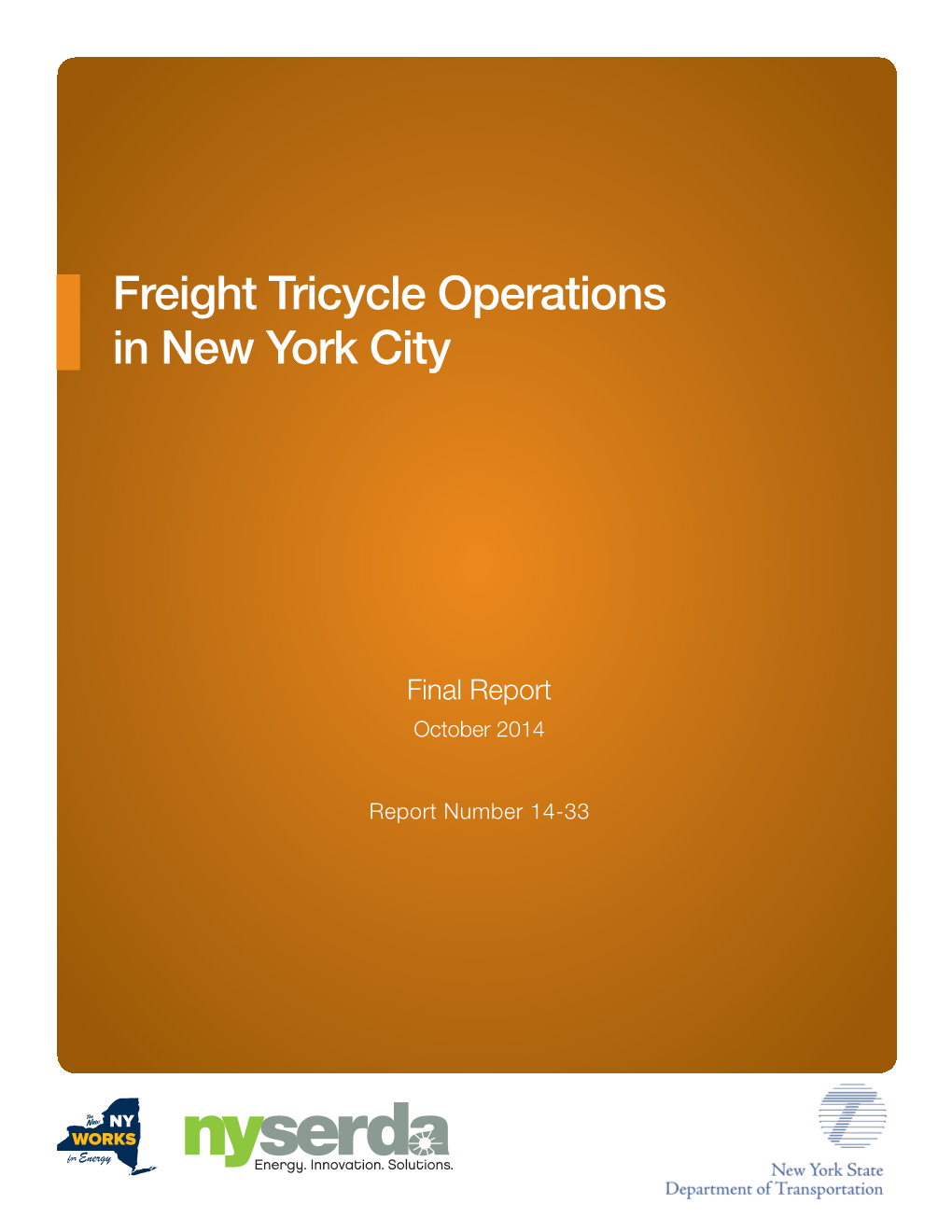 Freight Tricycle Operations in New York City