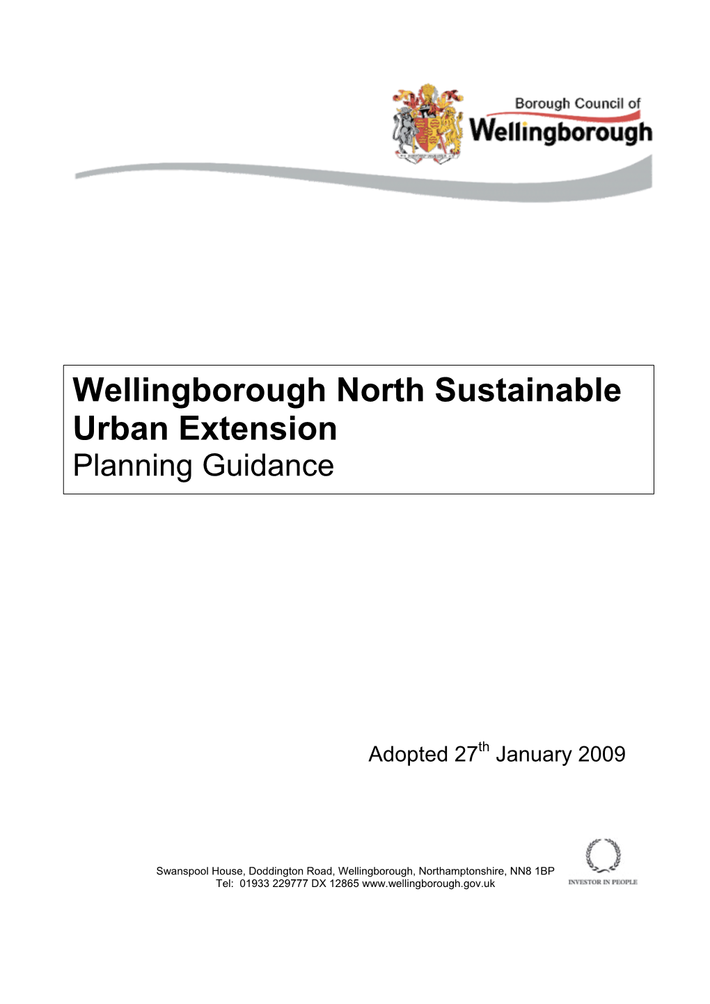 Suggested Structure for Draft Guidance on Upper Redhill