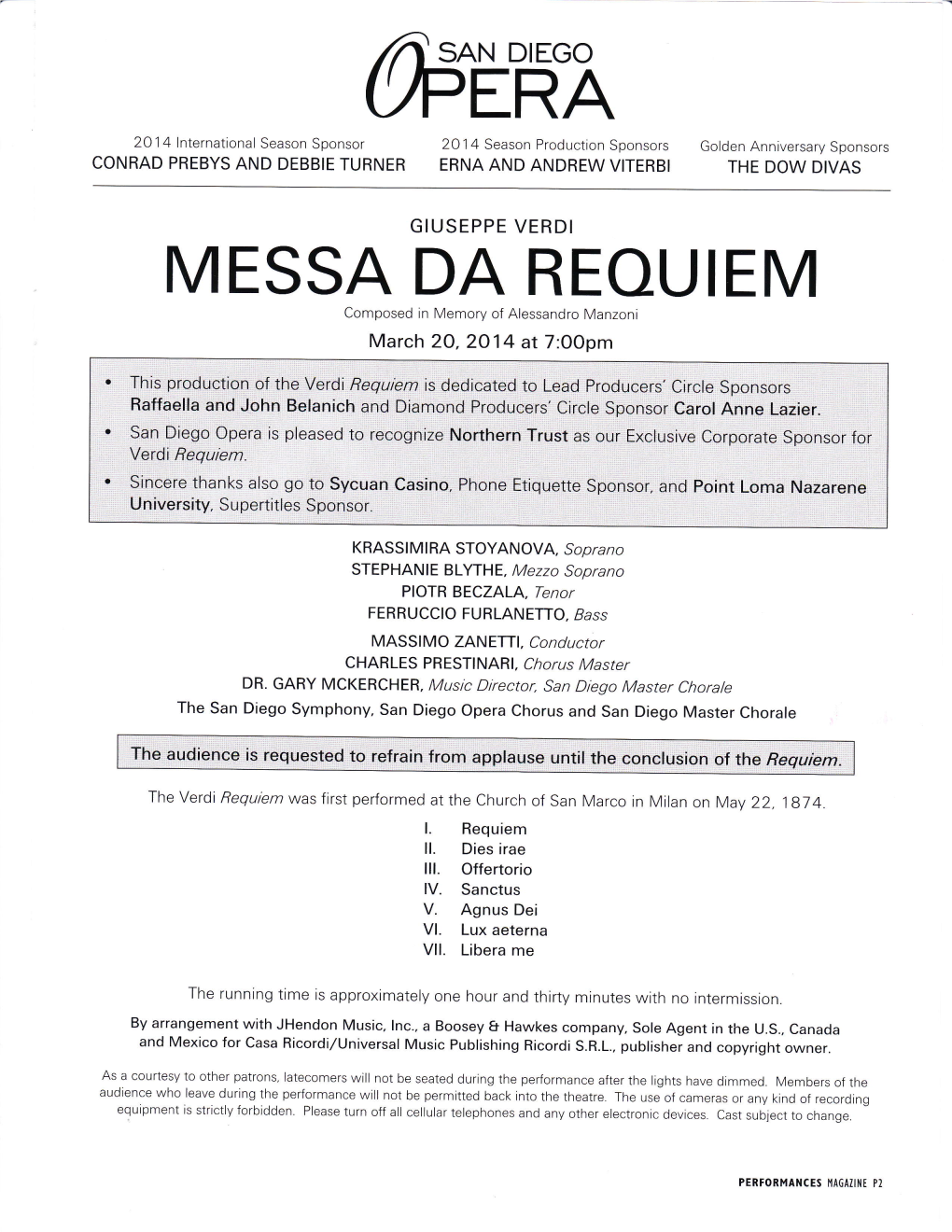 Requiem Program