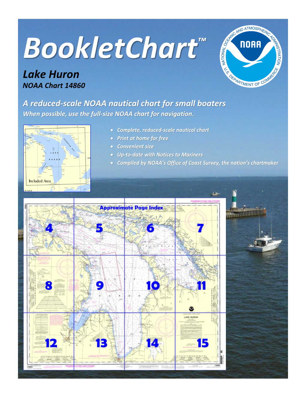 Lake Huron NOAA Chart 14860
