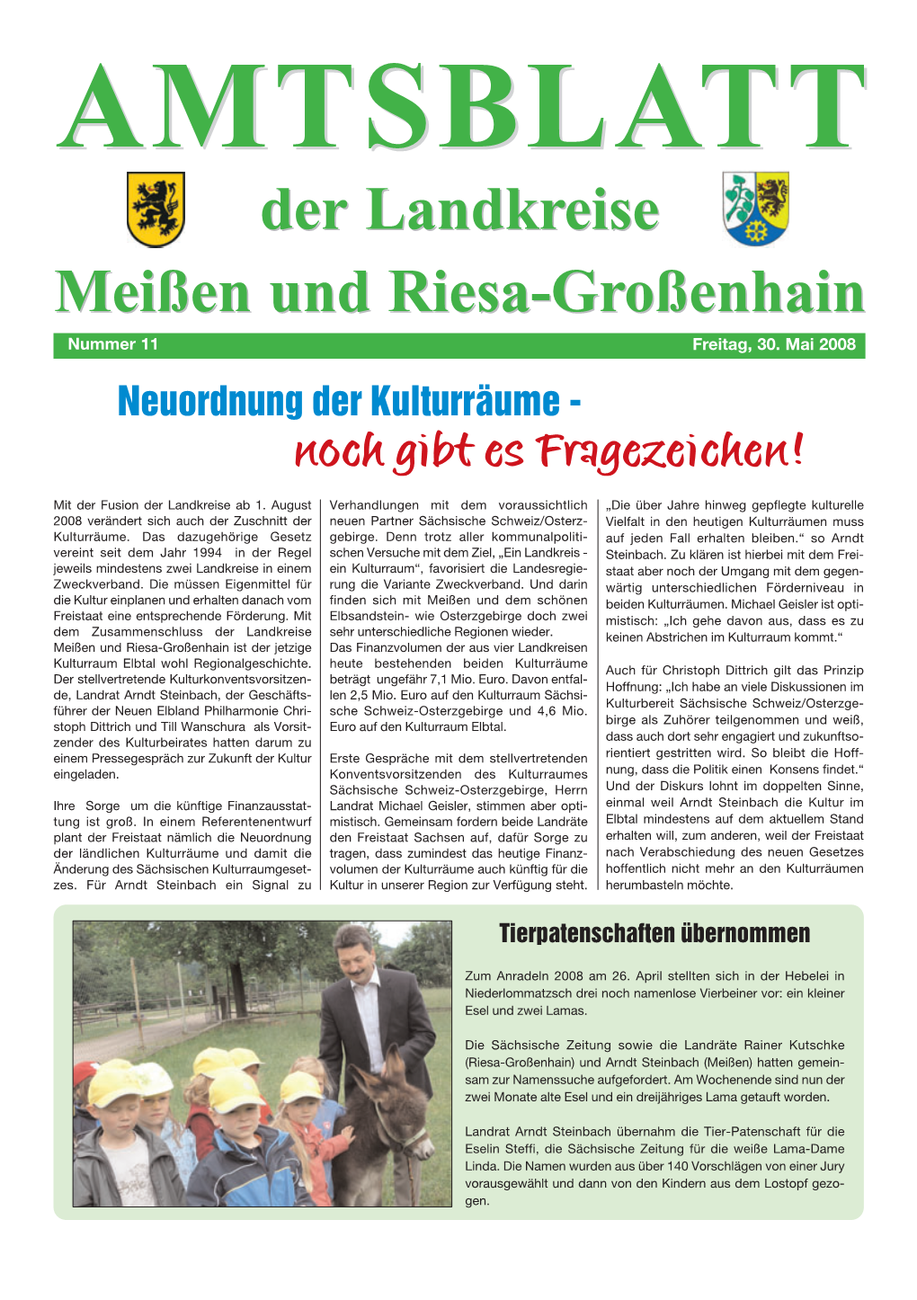 Der Landkreise Meißen Und Riesa-Großenhain Nummer 11 Freitag, 30