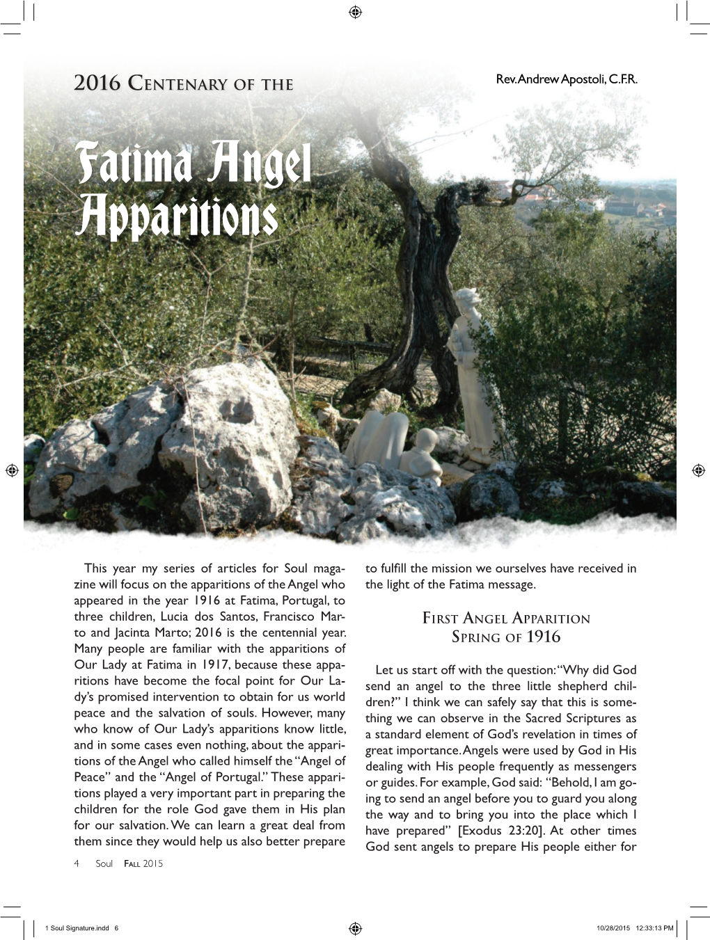 Fatima Angel Apparitions