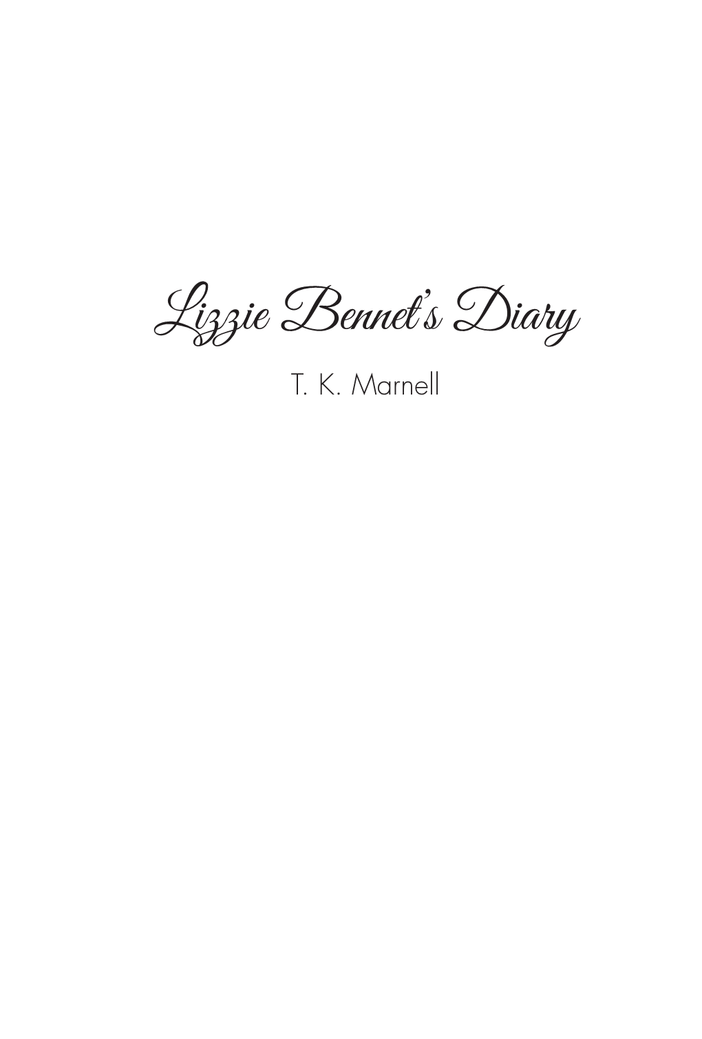 Lizzie Bennet's Diary