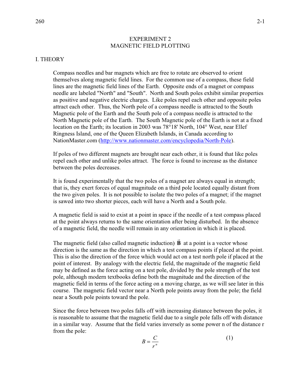 Magnetic Field Plotting