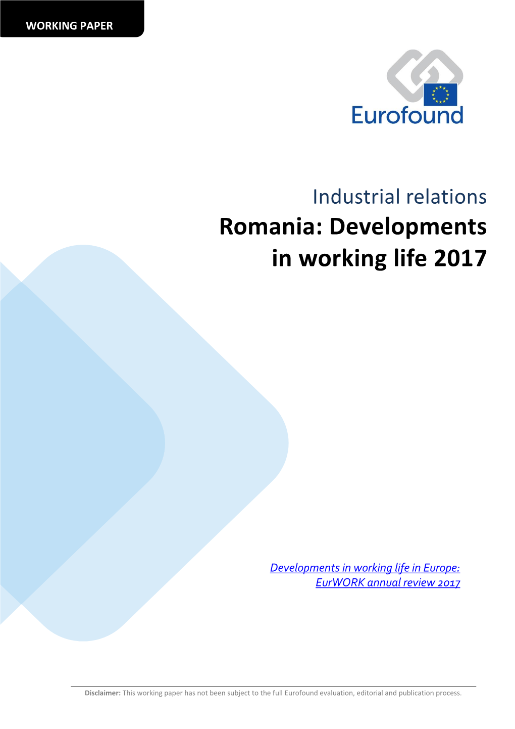 Romania: Developments in Working Life 2017