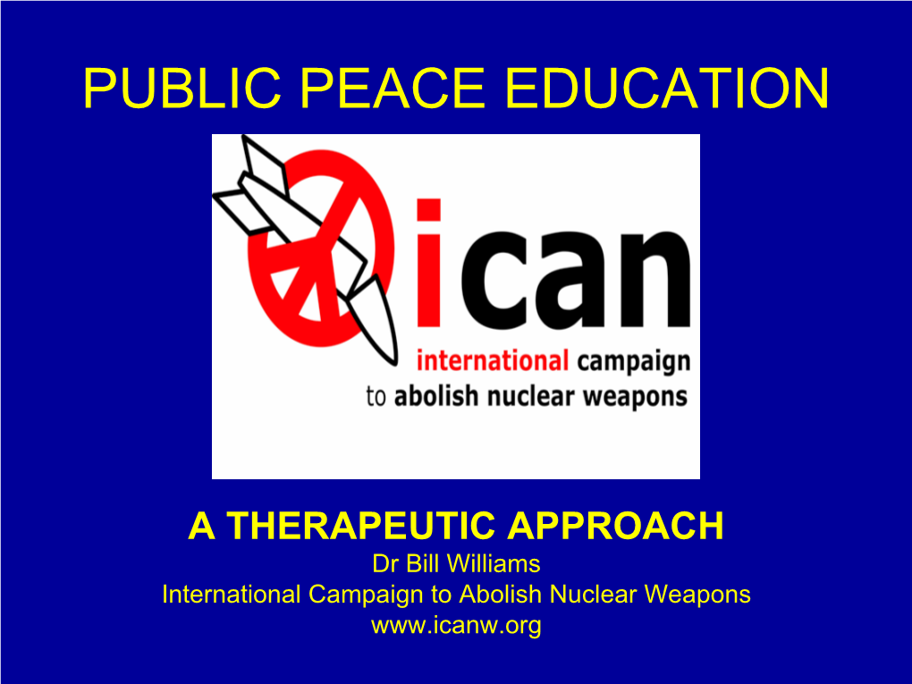 Public Peace Education