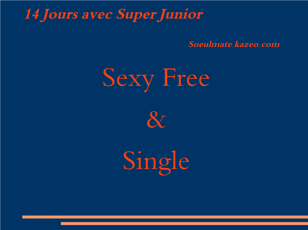 14 Jours Avec Super Junior