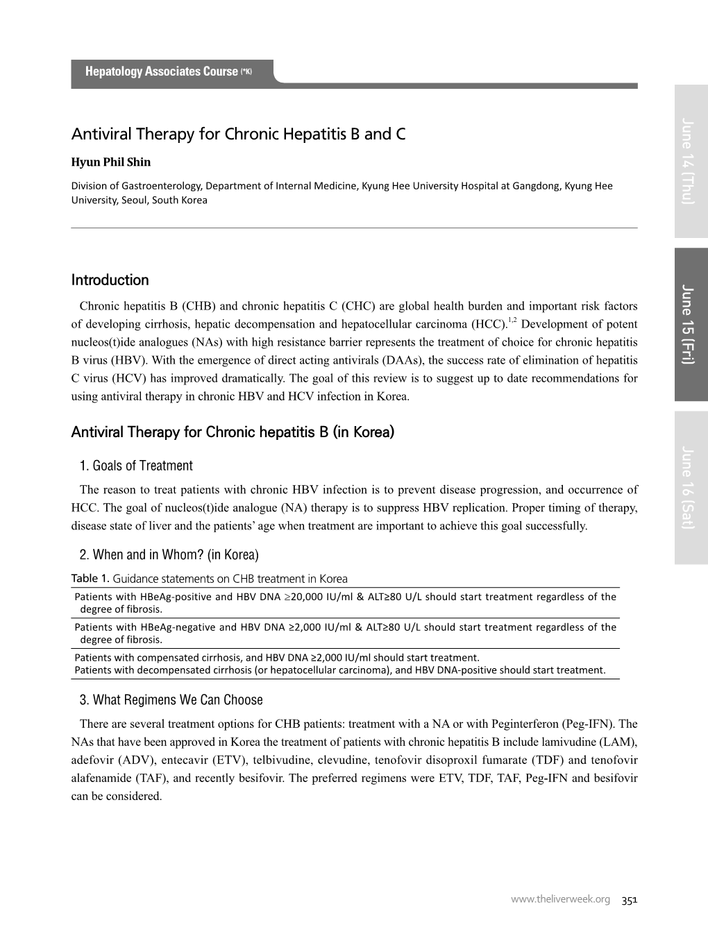 Antiviral Therapy for Chronic Hepatitis B and C