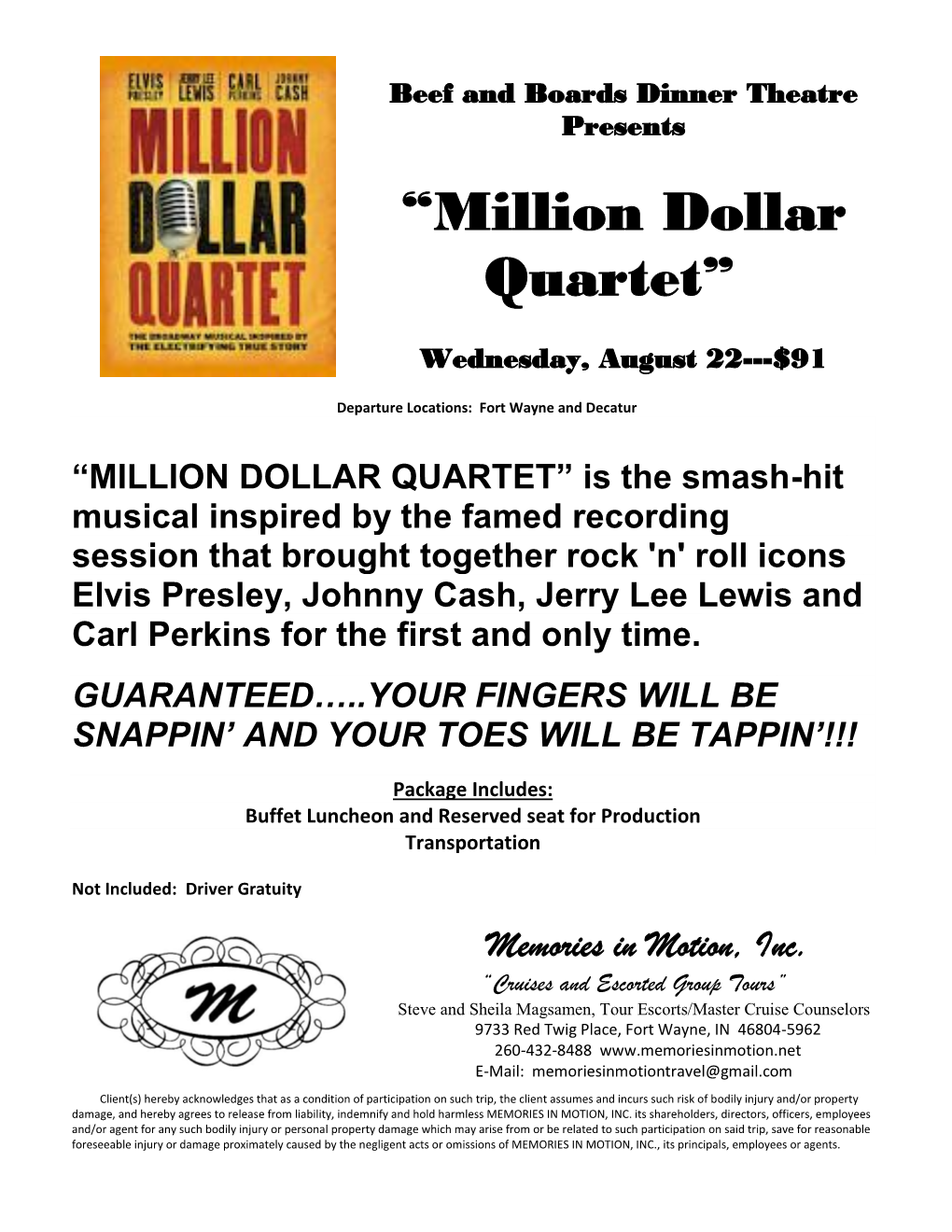 “Million Dollar Quartet”