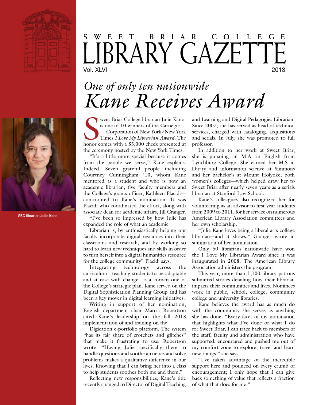 Library Gazette Vol