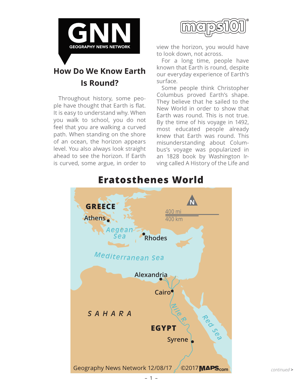 Eratosthenes World