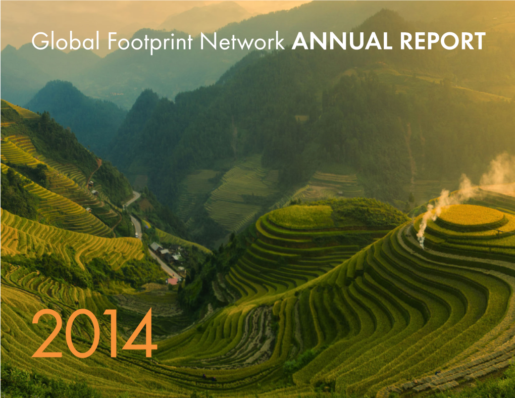 Global Footprint Network ANNUAL REPORT