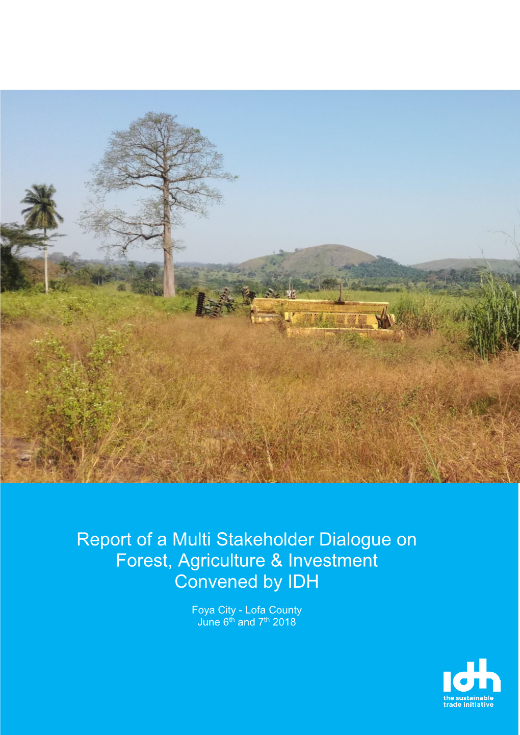 Stakeholder Intentions and Action Plan to Re-Green Foya District, Lofa County