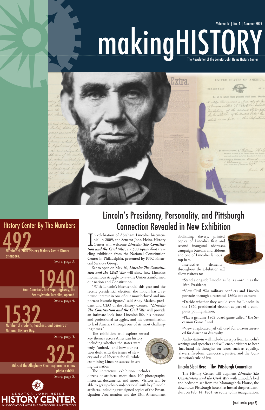 Lincoln's Presidency, Personality, and Pittsburgh Connection Revealed In