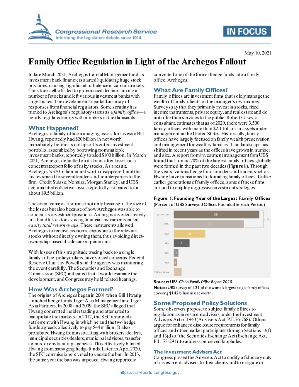 Family Office Regulation in Light of the Archegos Fallout