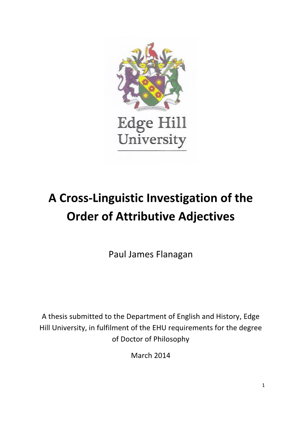 Flanagan Paul - Thesis - Input