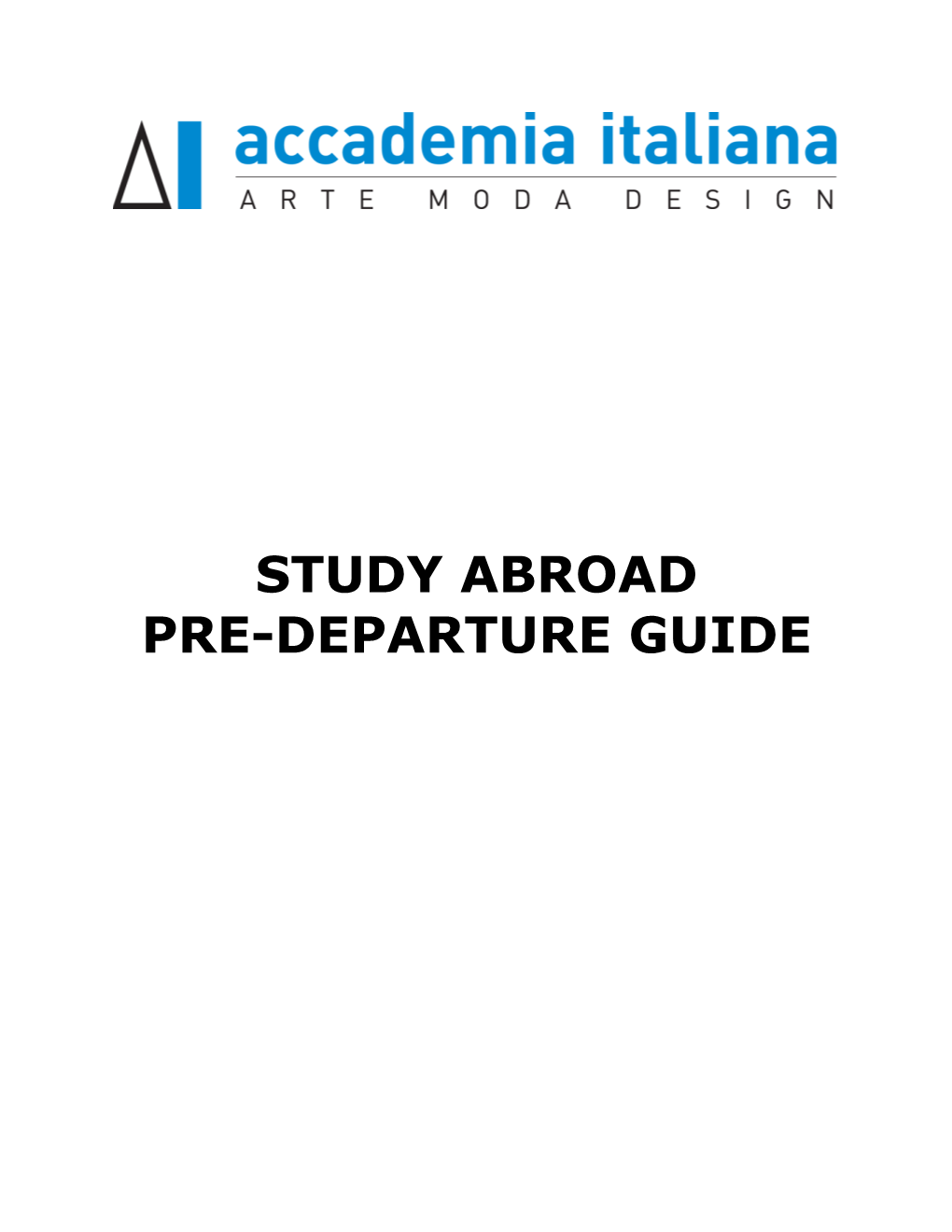 Study Abroad Pre-Departure Guide