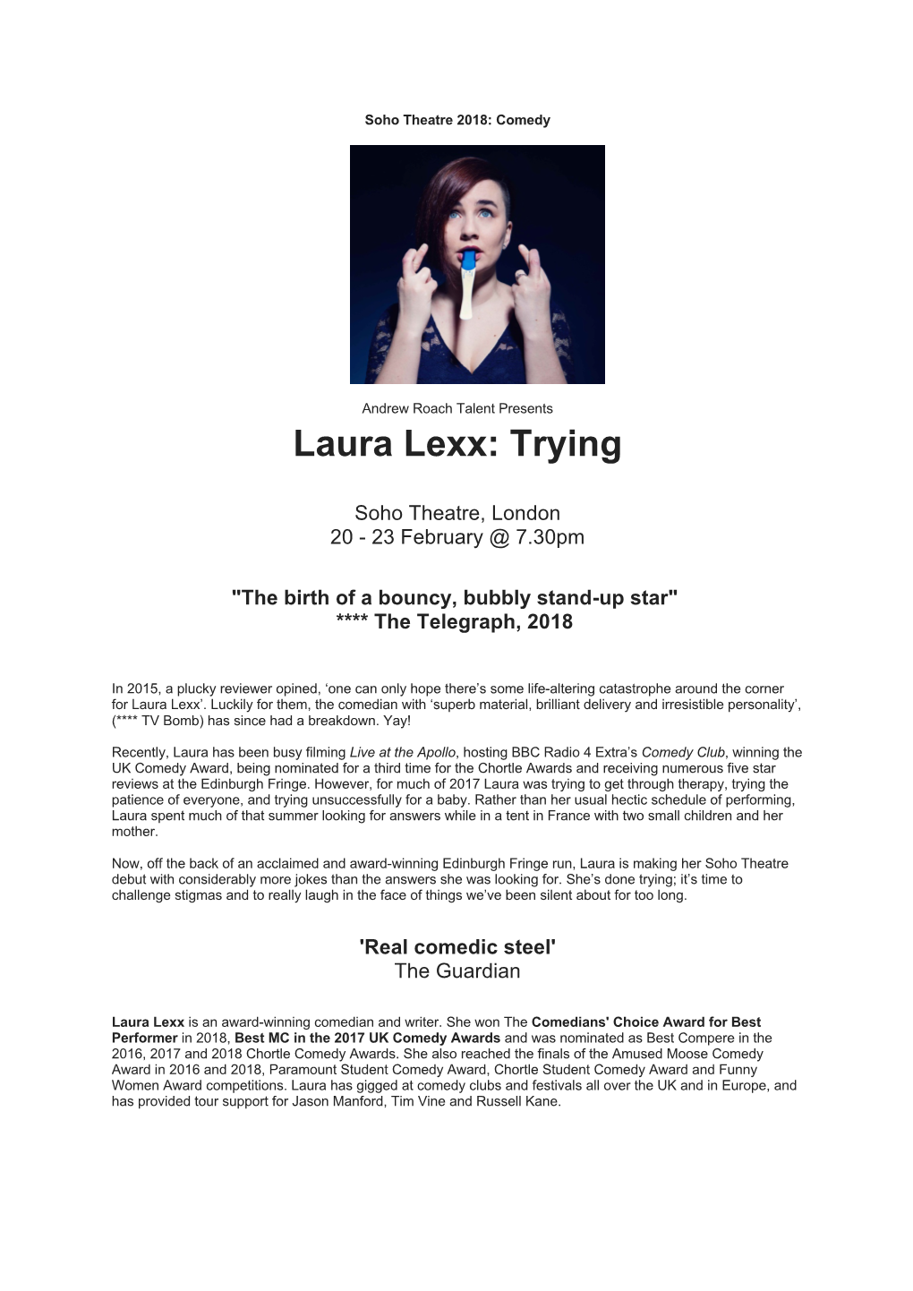 Laura Lexx: Trying