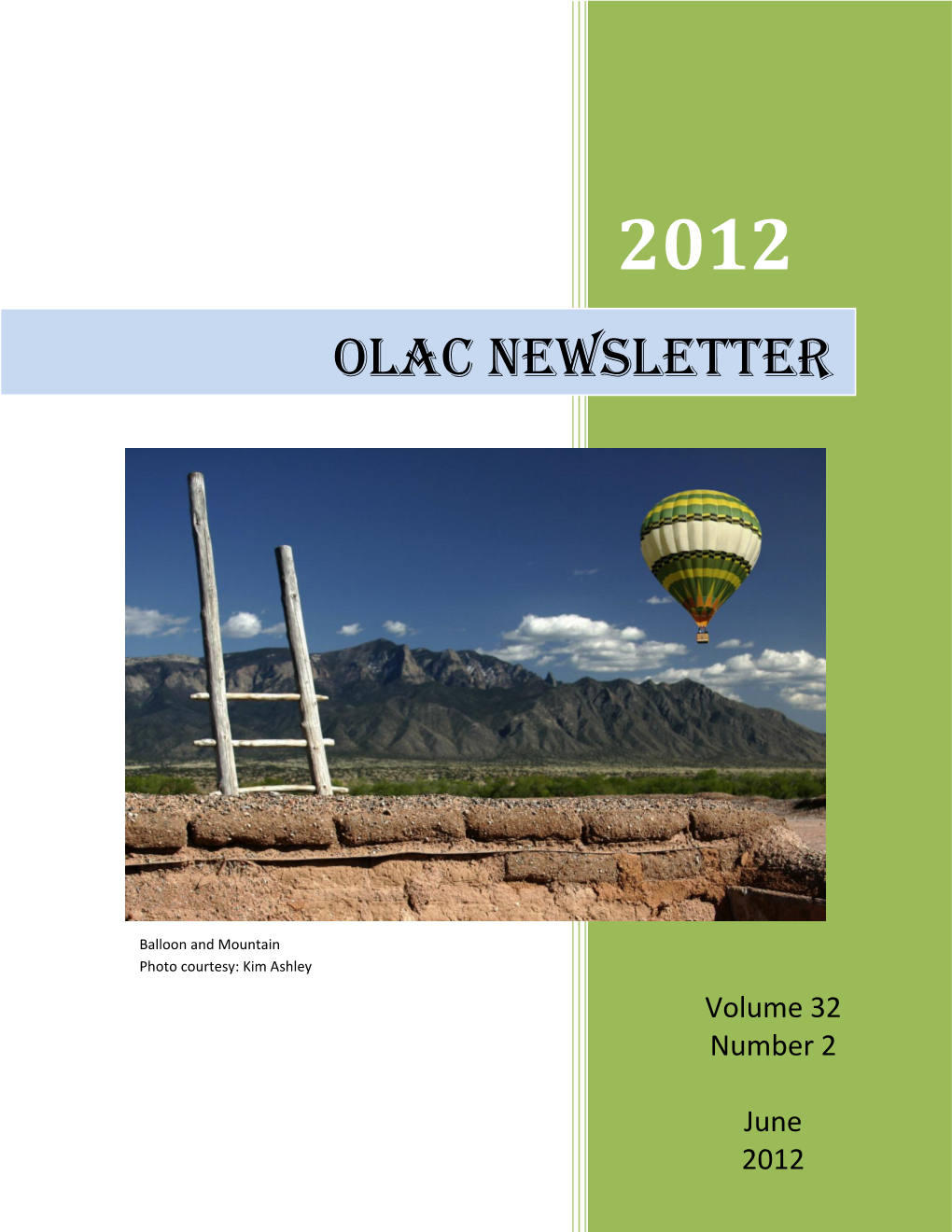 Olac NEWSLETTER