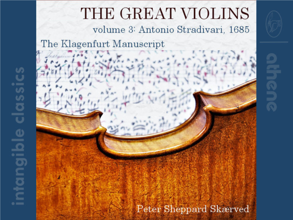 The Great Violins Volume 3