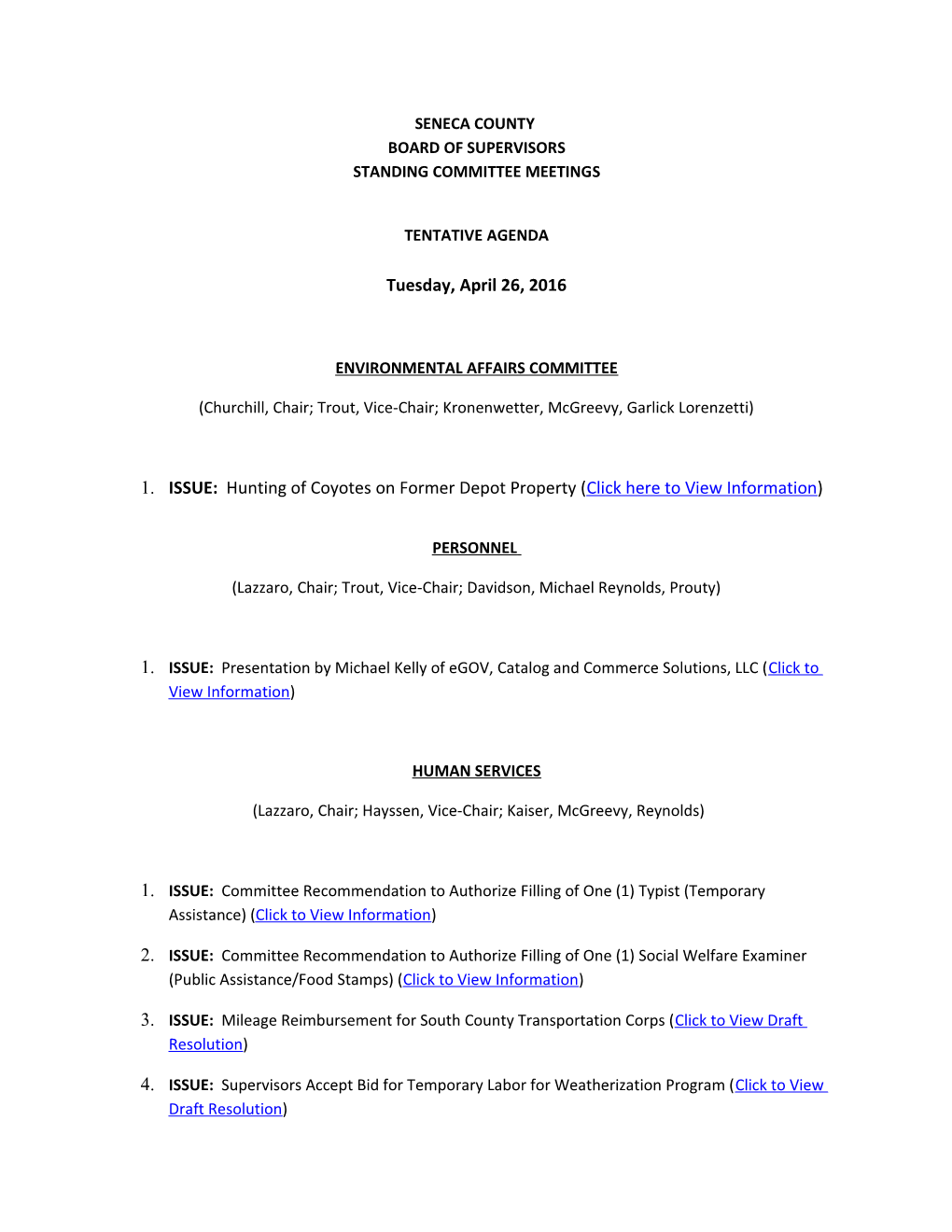 Agenda Cmte Tentaive 20150224