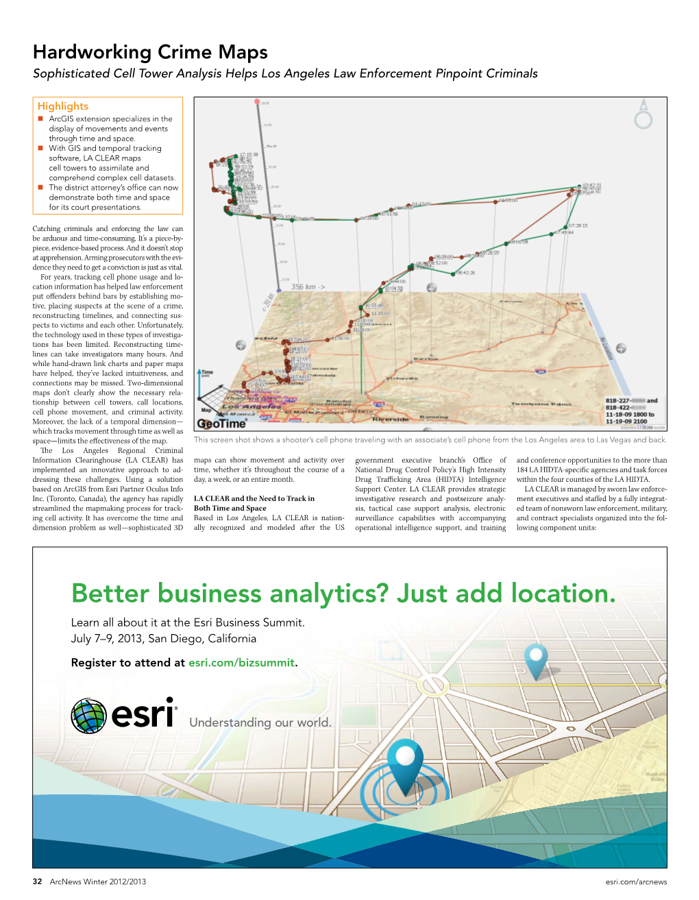 Better Business Analytics? Just Add Location. Learn All About It at the Esri Business Summit