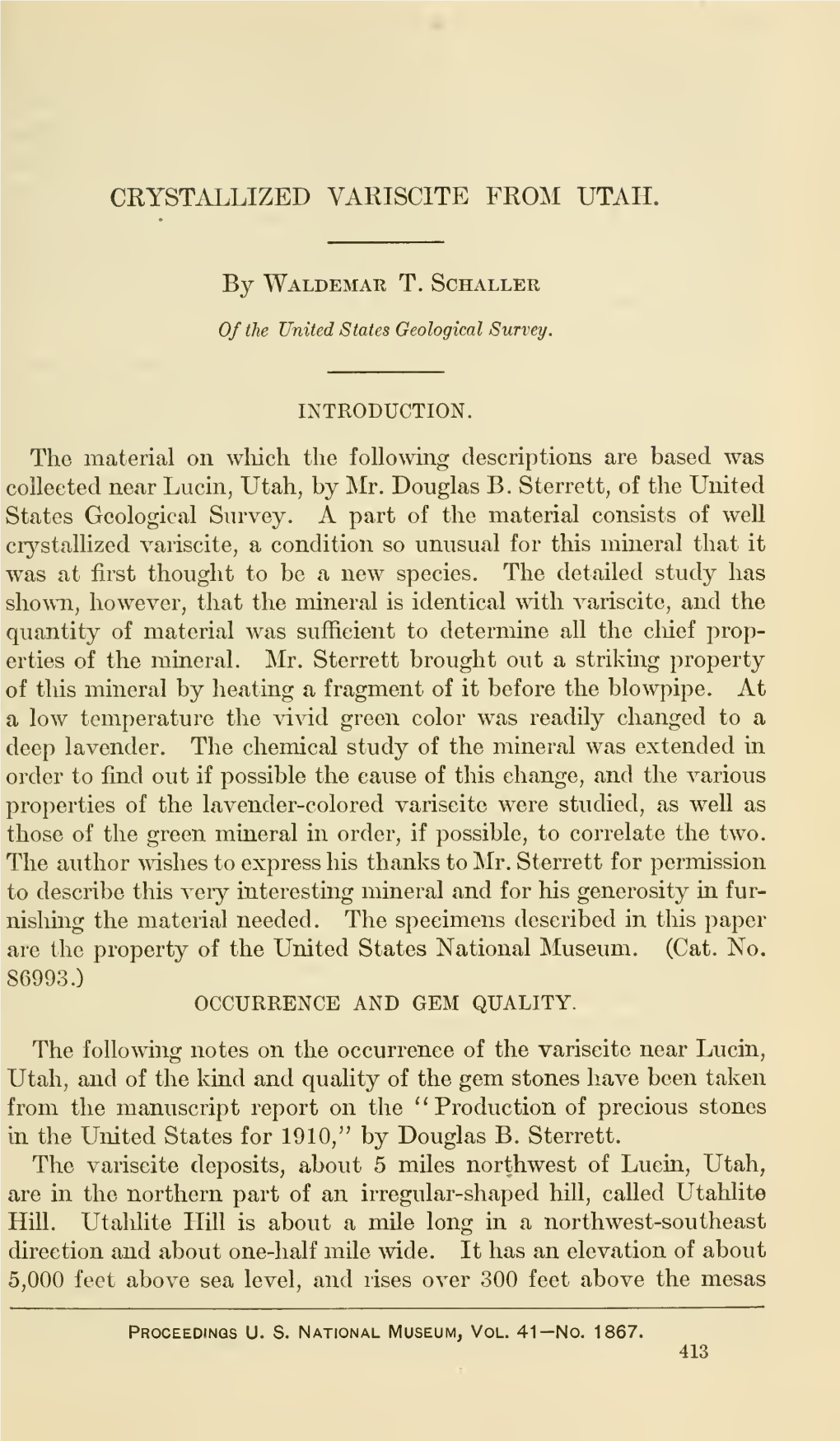 Proceedings of the United States National Museum