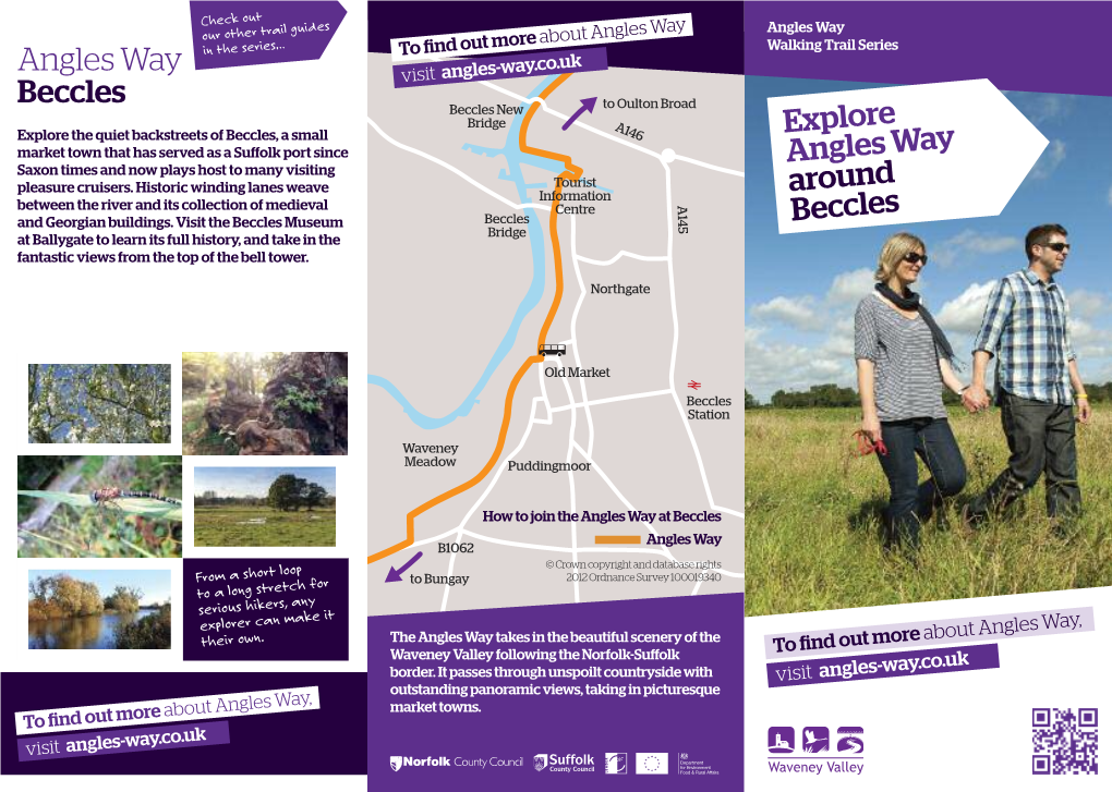 Explore Angles Way Around Beccles Angles Way Beccles