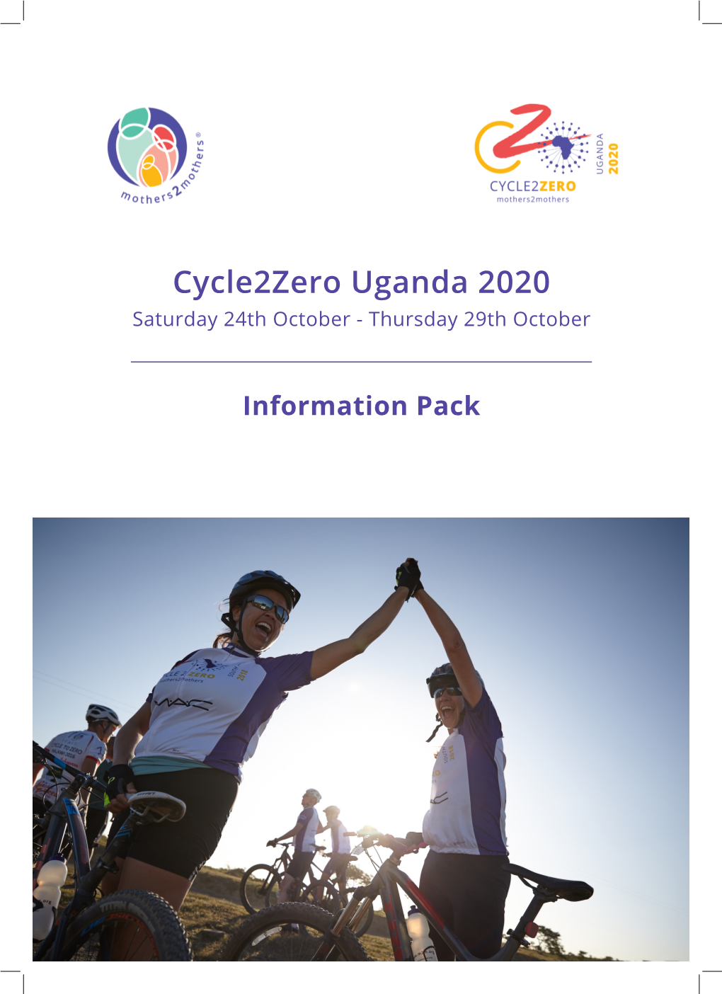Cycle2zero Uganda 2020 Saturday 24Th October - Thursday 29Th October